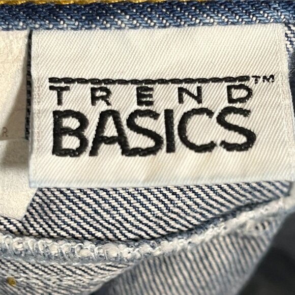 Retro Denim Jean Skirt 13 Western Concert Cowgirl Boho Classic Chic Country Farm - Picture 8 of 9